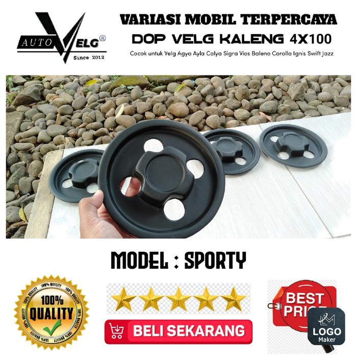 center dop velg kaleng 4x100