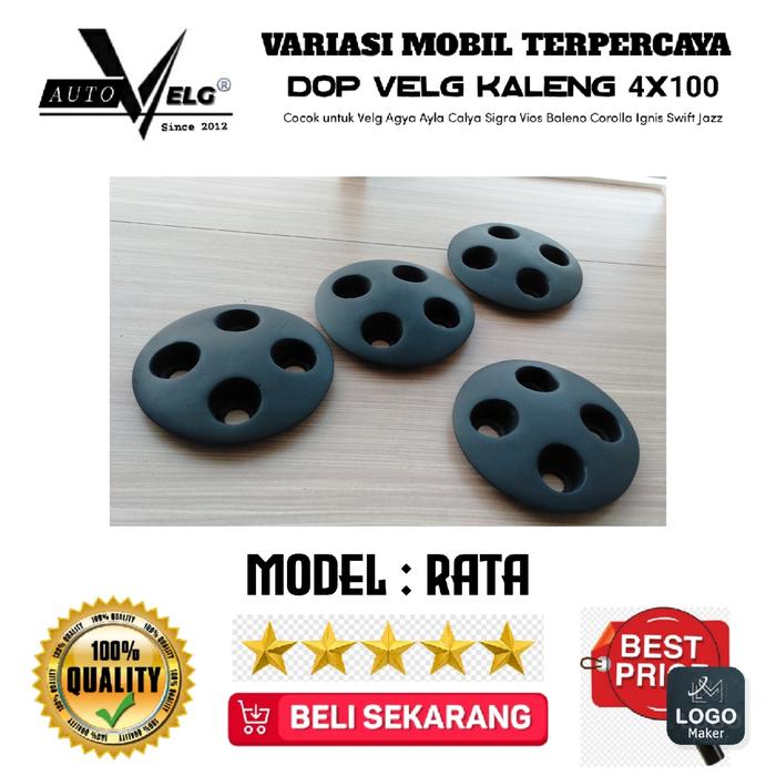 center dop velg kaleng 4x100 baru