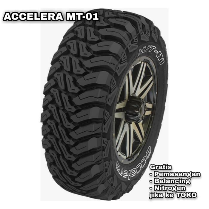 Ban Offroad Ring17 Ban Mobil Tubeles murah  Accelera M/T-01  35X12,5 R17 BUNGA TAHU