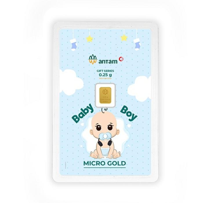 antam baby boy 0.25 gramm