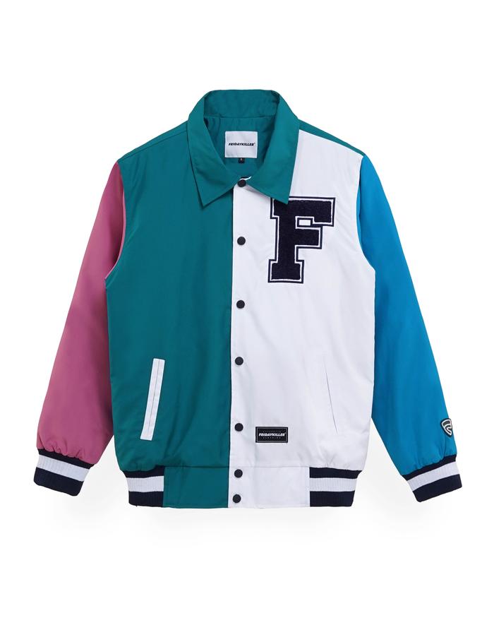 JACKET PERASUT CASUAL PRIA WANITA FRIDAY KILLER | EF COACH TEAL