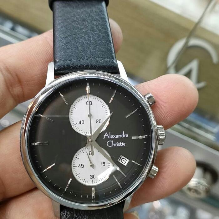 jam tangan analog pria anlexandre christie ac 6572 MC all steel