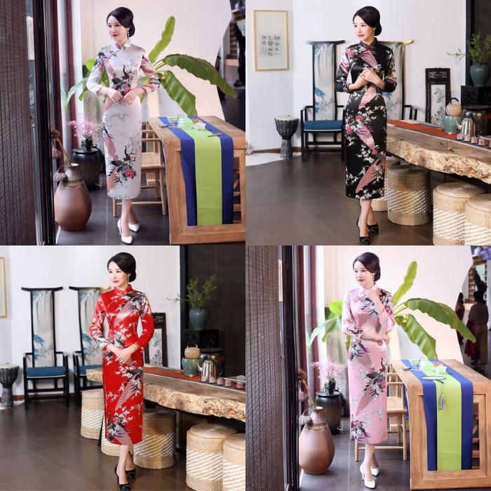 Baju tradisional cina jepang korea Cheongsam yukata kimono mewah besar