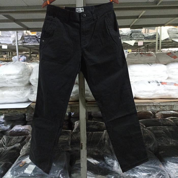 Celana panjang pria Original MGEE FORZA C042 BLACK