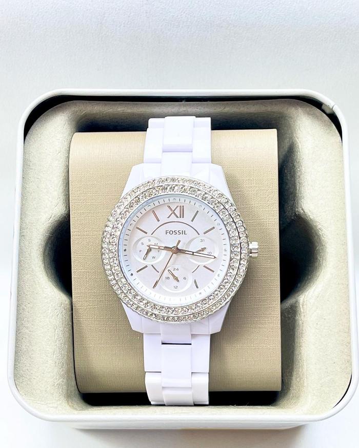 FOSSIL ES5151 Stella Multifunction White Castor Oil Watch