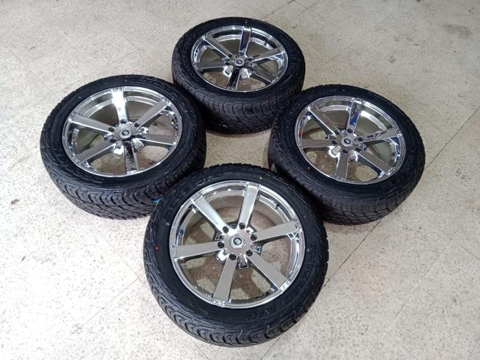 velg mobil bekas pajero, fortuner ring 20 + ban