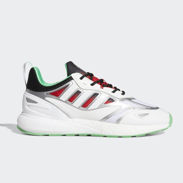 Sepatu Adidas Rocket ZX 1K White Silver Multi Men Original