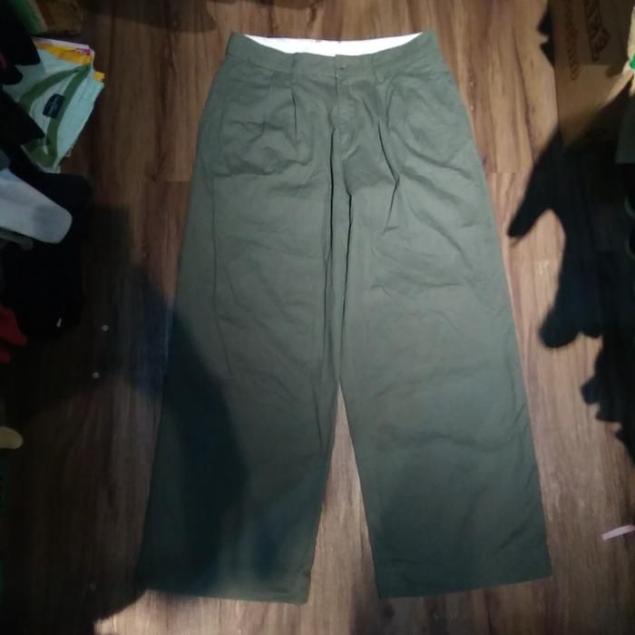 celana panjang earth music and ecology grey size 30