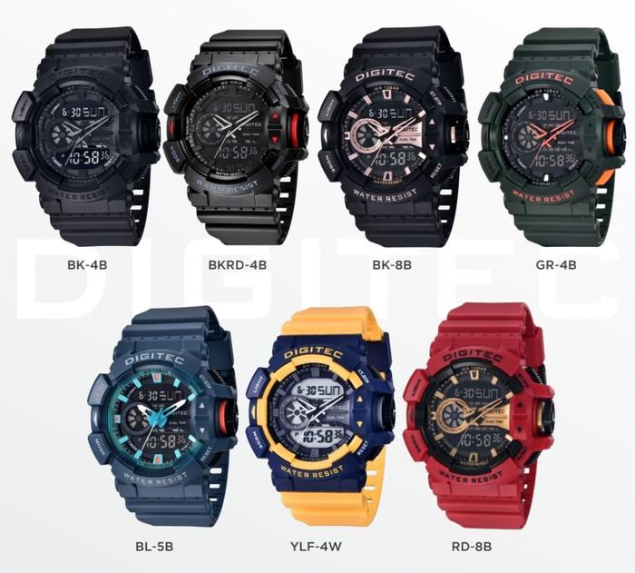 JAM TANGAN PRIA DIGITEC DA 2080T DA-2080T ORIGINAL