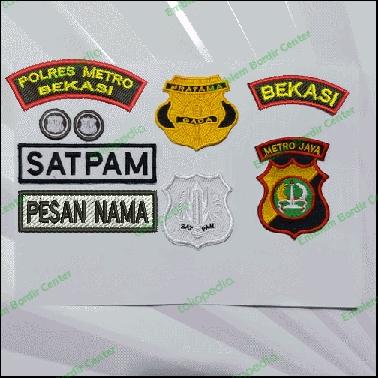 Atribut Bordir Satpam Lengkap