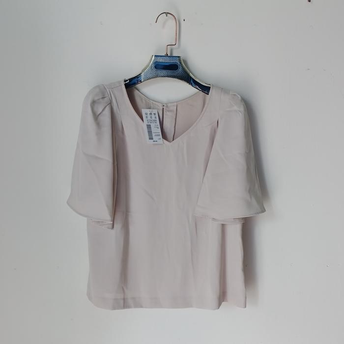 Ofuon Blouse silk Kekinian Blouse silk wanita Korea second