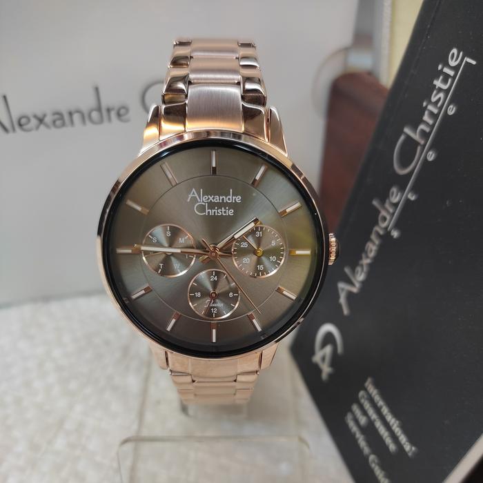 Jam Wanita ORIGINAL Alexandre Christie Ac 2927 BF All Stainless Steel