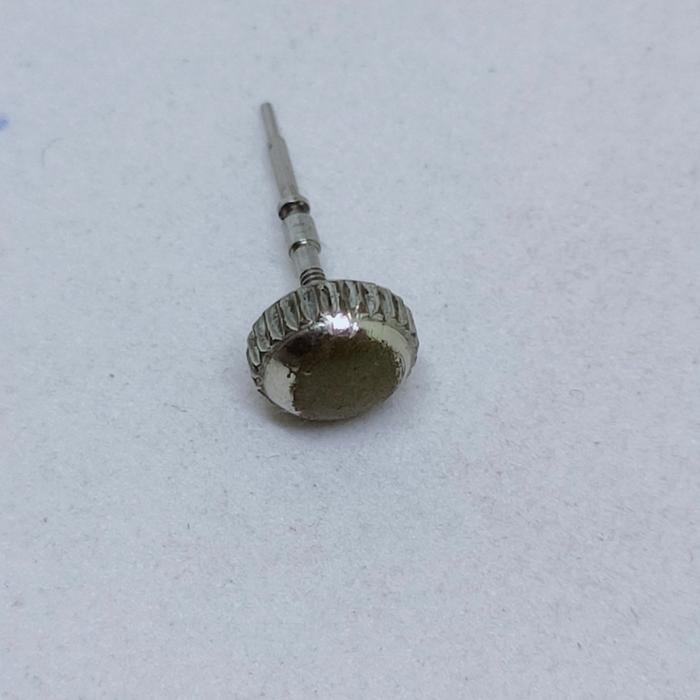 Crown knop mangkok putaran jam tangan stem as batang seiko 66 6600 ori part arloji lawas japan klasi