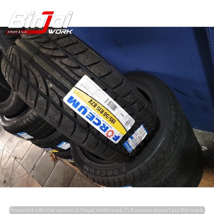 BAN MOBIL TUBLES TERLARIS FORCEUM HENA 195 50 R15 BUKAN DUNLOP