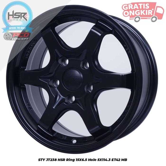VELG MOBIL TERBARU R15 LUXIO ERTIGA GRANDMAX VELG R15 TERMURAH HITAM