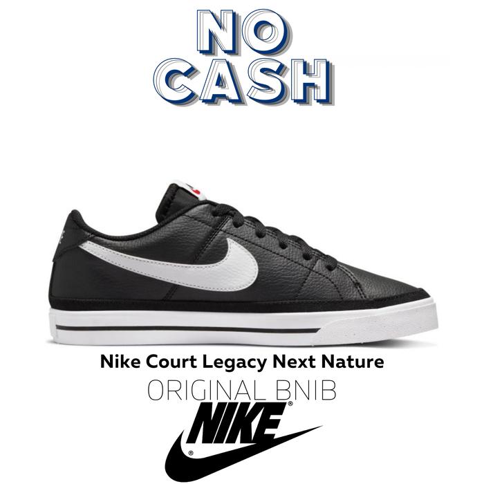 Nike Court Legacy Next Nature Black White Leather Original BNIB