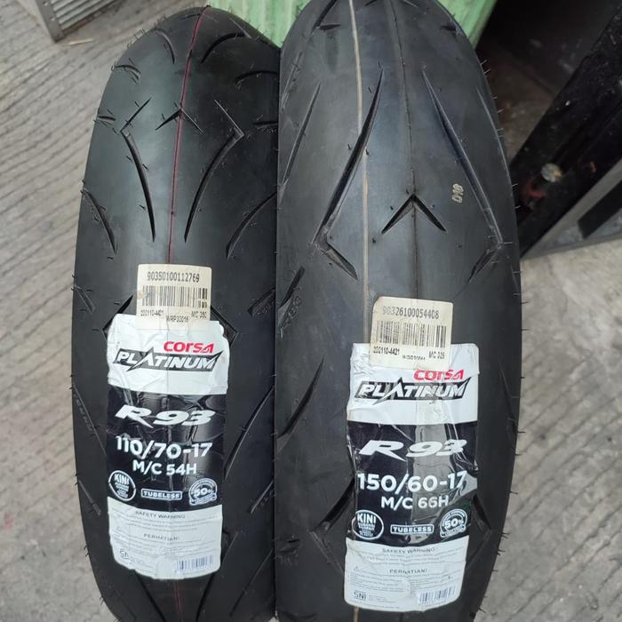 ban corsa R93 110 150 R17 soft compond ninja 250, R25 MT25 R15 V3 CBR