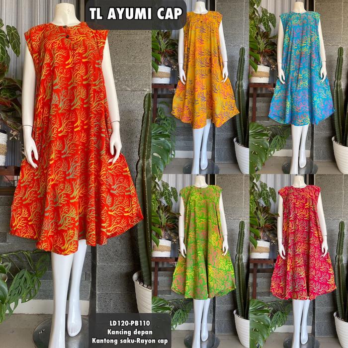 Daster Batik Wanita Tanpa Lengan Asli Solo