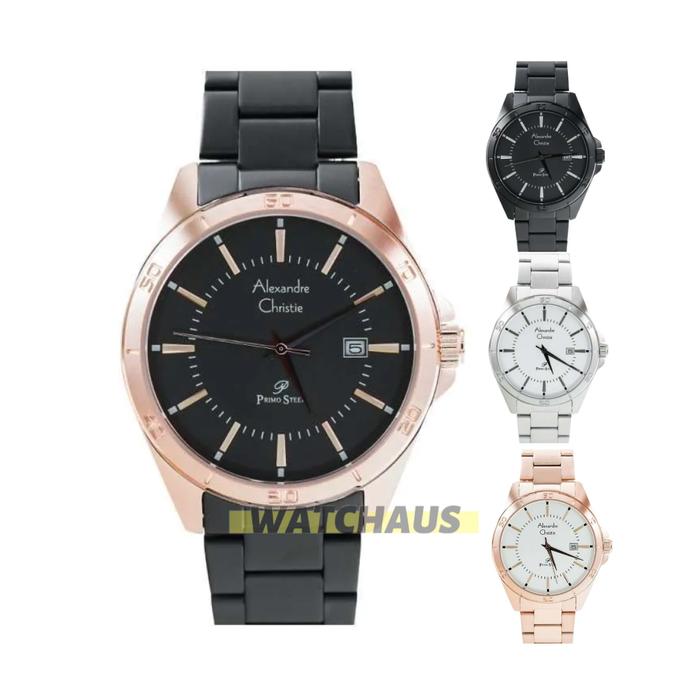 JAM TANGAN PRIA ALEXANDRE CHRISTIE PRIMO STEEL AC1011 AC 1011 MD