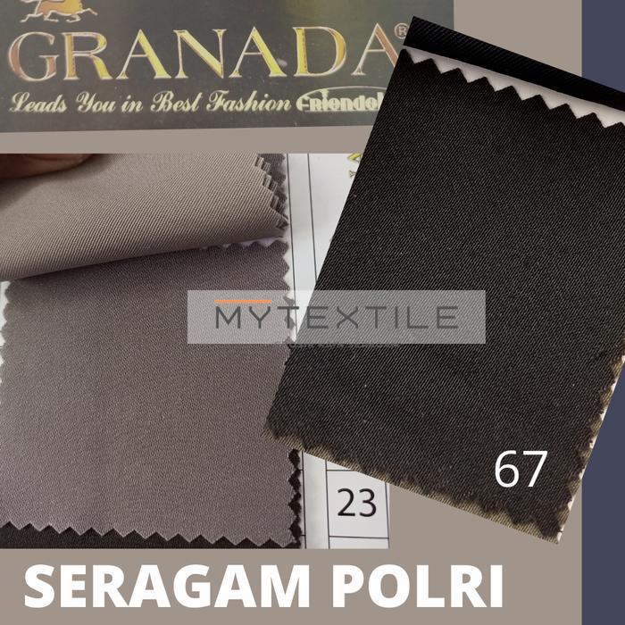 kain seragam polri granada