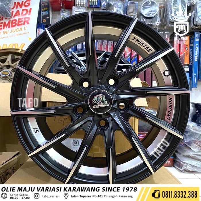 VELG RACING MOBIL R15 LUBANG 5 / VELG MOBIL RING 15 / VELG ERTIGA