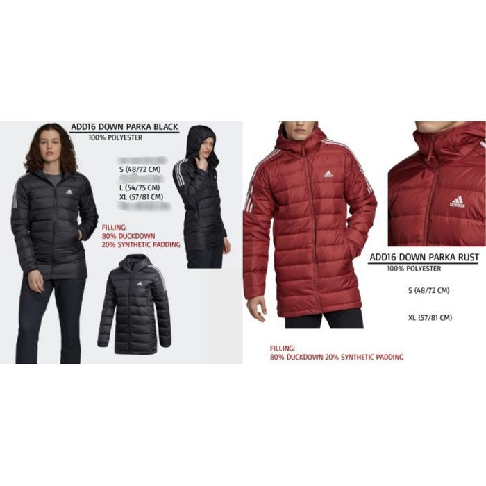 Jaket Adidas Down Longk Parka Puffer ADD16