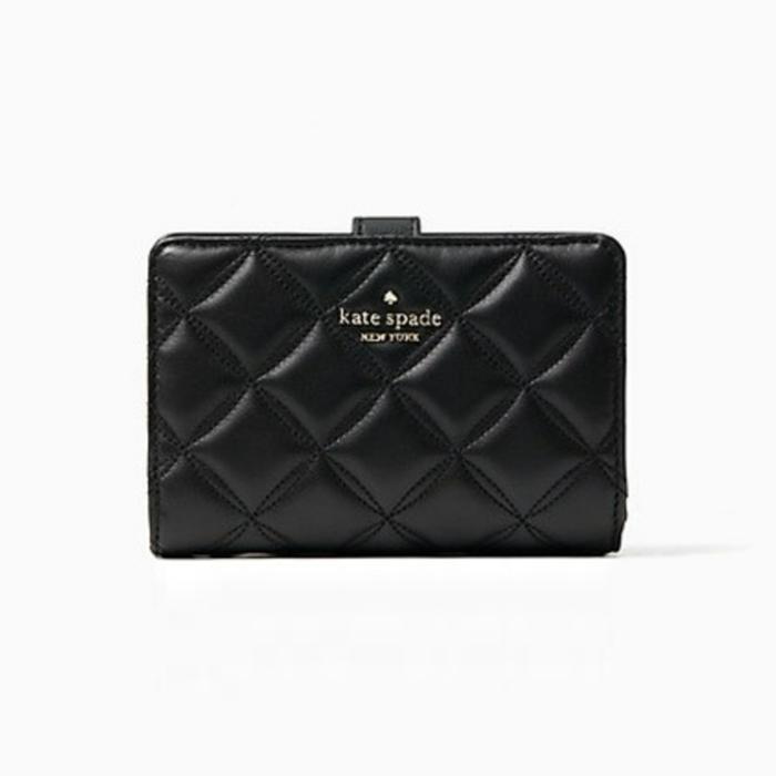 Dompet Kulit KS Natalia Medium Compact Bifold Wallet quilted