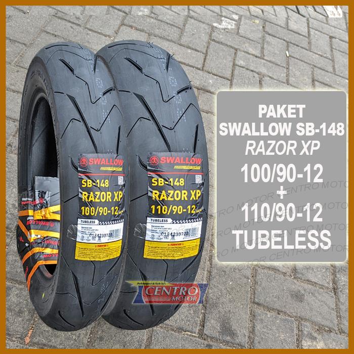 SWALLOW RAZOR XP RING 12 TUBELESS. BAN SOFT COMPOUND UNTUK SCOOPY