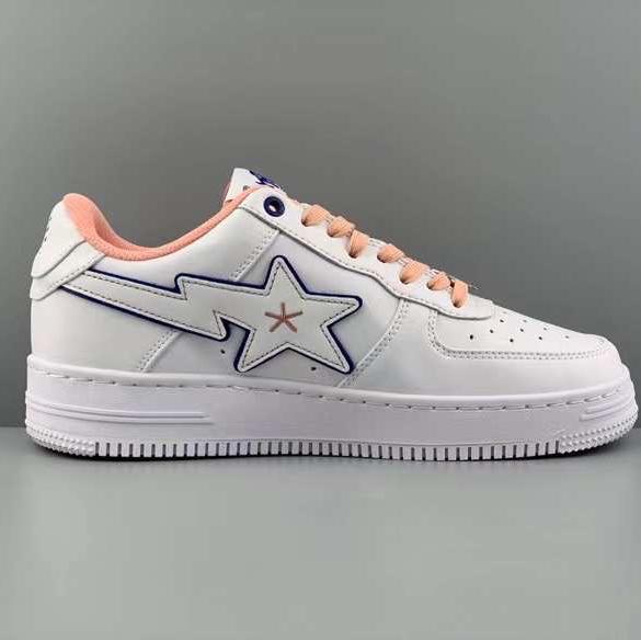 A Bathing Ape Bape Sta Bapy White Pink