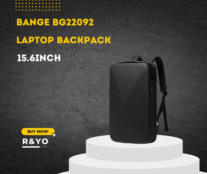 BANGE BG22092 Hard Shell Laptop Backpack Bag 15.6 Inch Alt BG22201