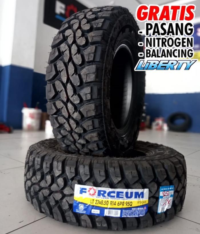 Ban Mobil MT 27 8,5 R14 Forceum MT-08 Ban Mobil Pacul 27 8,5 Ring 14