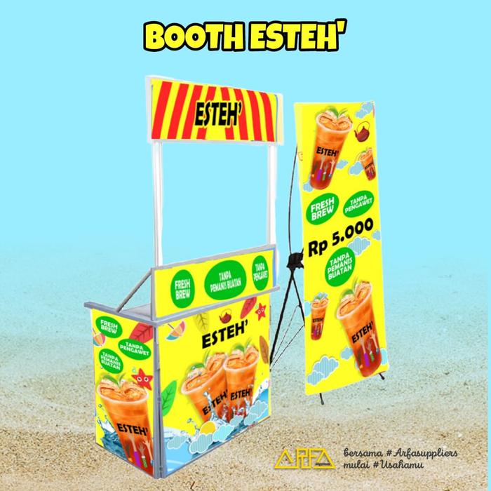 Booth Usaha Minuman Es Teh