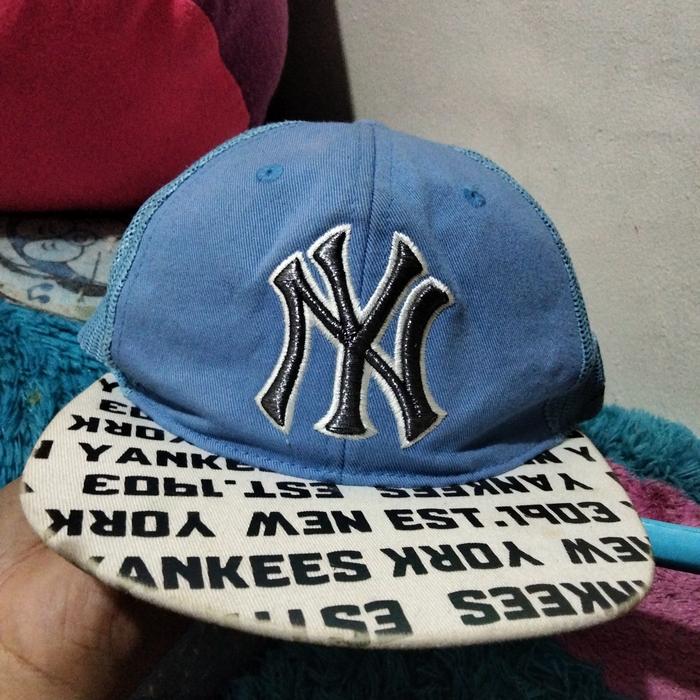 yankess mlb cap anak second original
