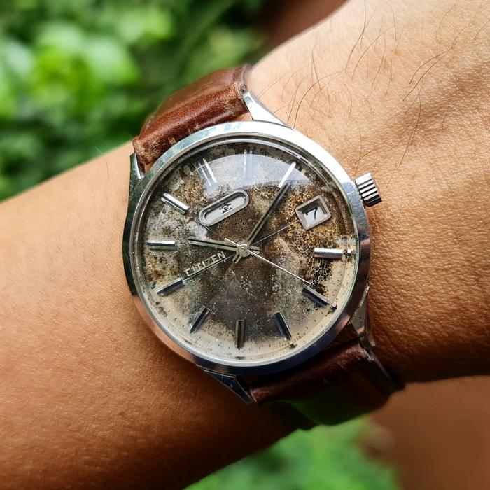 Ori 60s Citizen Crystal 7 Day Date 33J automatic Tropical seiko ks gs