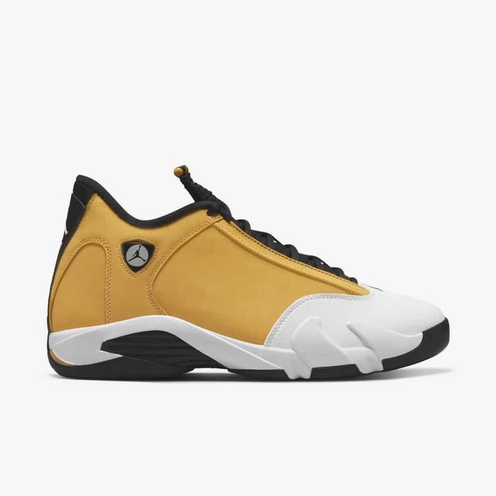 Sepatu Pria Nike Air Jordan 14 Retro 'Light Ginger' Black Original