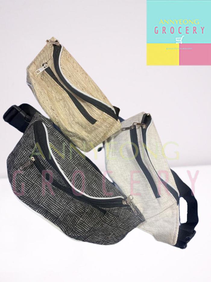 WAIST BAG UNISEX WAIST BAG PRIA TAS PINGGANG KHAS TAS PINGGANG RAJUT