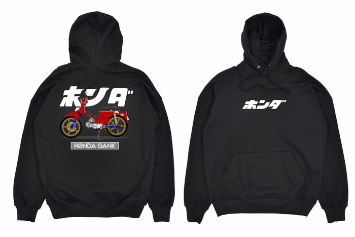 JAKET HOODIE C70 HONDA GANK SERIES BIG SIZE JUMBO