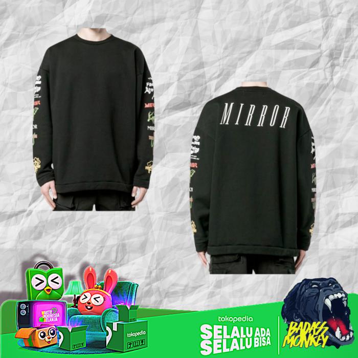 OFF WHITE MIX ROCK MIRROR CREWNECK