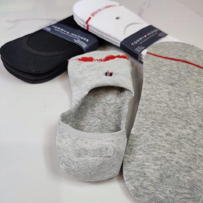 Tommy Hilfiger Unisex Cushion No Show Socks Kaos Kaki Invisible
