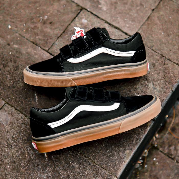 Vans Oldskool Velcro Black Gum Classic Original