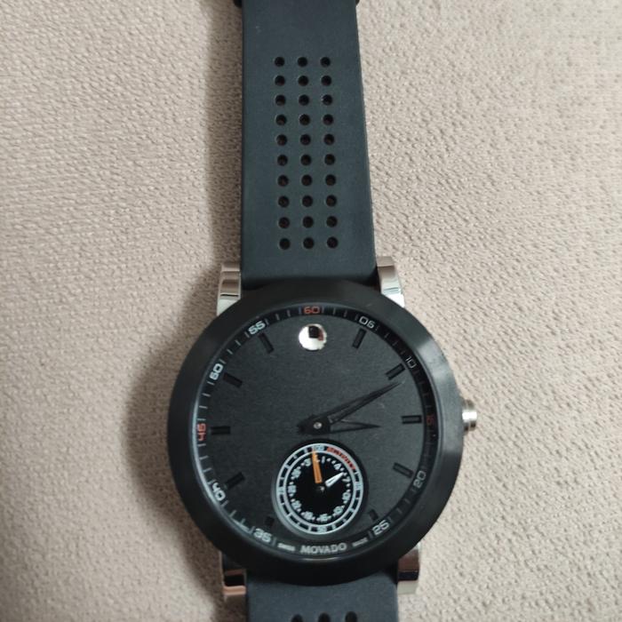 jam tangan preloved original movado museum sport watch man