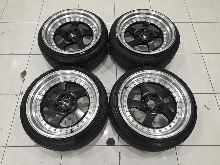 velg mobil seken r17 lobang 4 ccw ring 17x8.5/9,5 et 30/33 + ban .