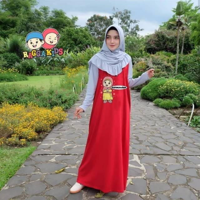 RGD01 Gamis kaos anak Raggakids RGD 01 ( gamis only )