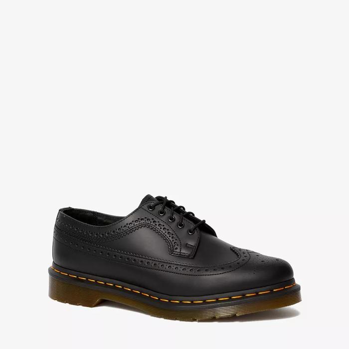 DR. MARTENS 3989 Smooth Brogue Shoes (Original) Leather Shoes - Black