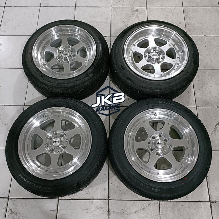Velg Mobil Bekas Ring 15 RUMOI HSR R15X7-8 Lubang 4 BAN 185 60 R15