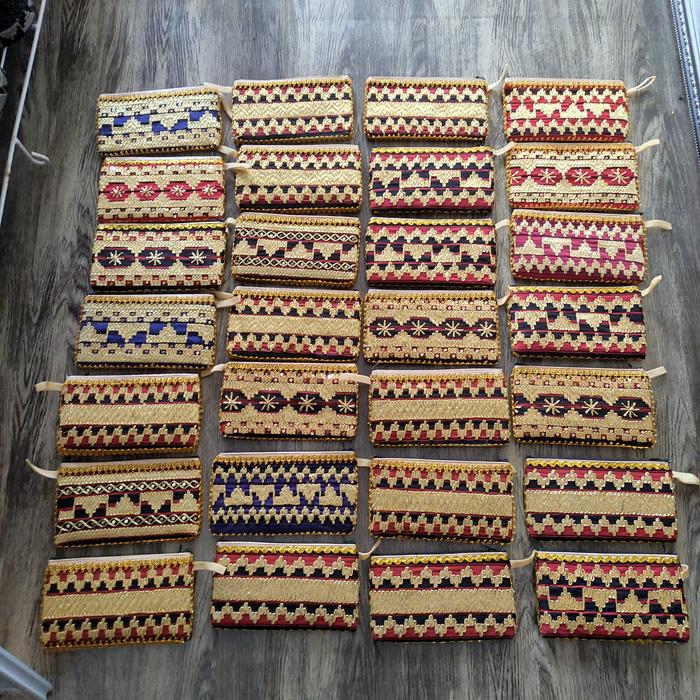 dompet hp pouch souvenir oleh oleh tapis khas lampung