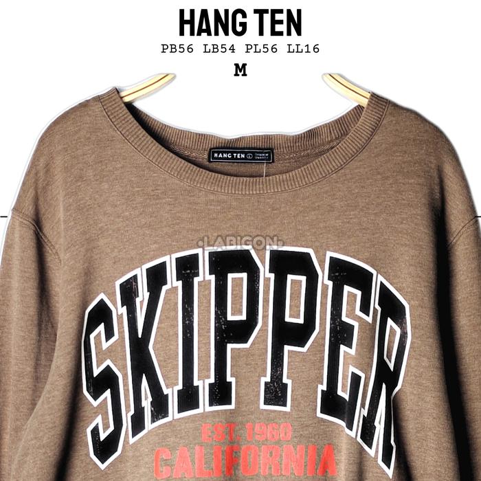 HANG TEN Crewneck Sweater Original Thrift Preloved Korea Size M054