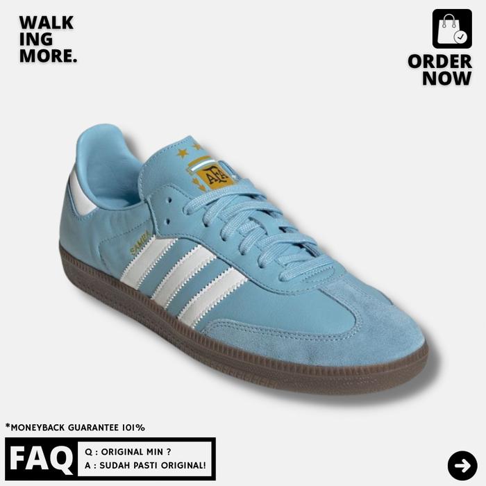 BEST DEAL ADIDAS SAMBA X ARGENTINA SPECIAL EDITION ORIGINAL RESMI