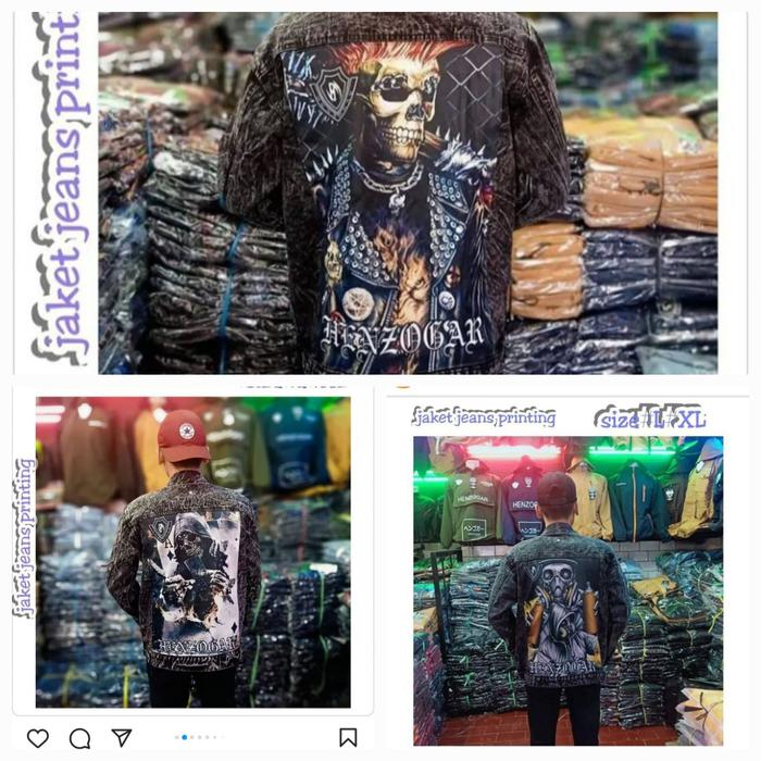 jacket-jeans printing-jacket jeans