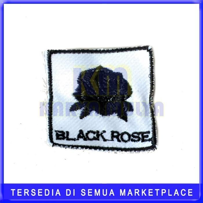 Bet Bordir Pramuka Tanda Regu Black Rose Pramuka Regu Mawar Hitam - KM